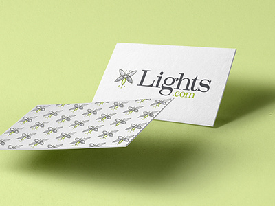 Lights.com branding bulb design firefly icon identity light up logo