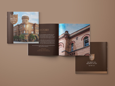 The Brooklyn Castle advertising branding brochure brooklyn design identity print real estate