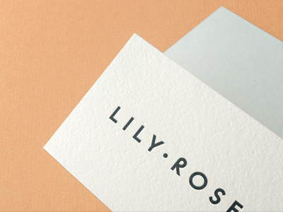 Lily • Rose brand children clothing design fashion identity logo luxury mark typography