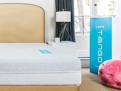 Tango Sleep branding design identity mattress packaging sleep