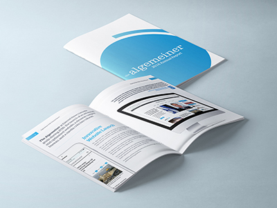 The Algemeiner Annual Report by Menachem Krinsky on Dribbble