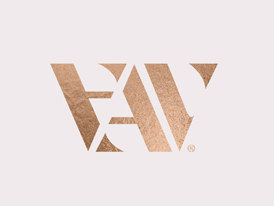 Fav beauty branding design fashion graphic identity lettering logo los angeles luxury