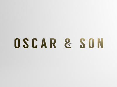 Oscar & Son bean branding coffee cold brew design graphic identity lettering logo los angeles packaging