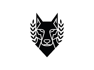 Wolf + Olive Branch branding design freelance graphic identity logo los angeles mark olive wolf