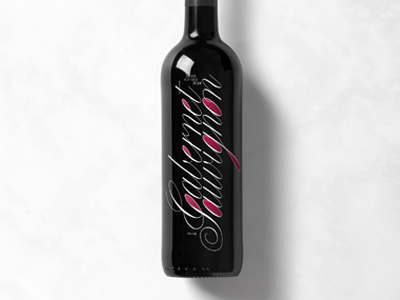 Cabernet Type bottle brand graphic design lettering luxury packaging type typography wine