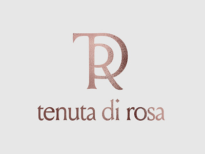 tenuta di rosa branding design estate graphic identity italy lettering logo luxury residences tuscany typography