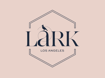 Lark branding design eventplanner events floral flowers identity logo luxury