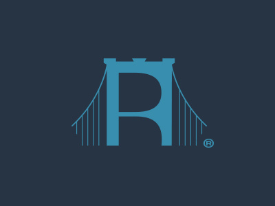 Brooklyn Brokerage Logo Icon branding bridge brokerage brooklyn concept design identity insurance logo new york