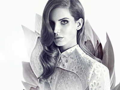 Lana Del Ray composition design digital