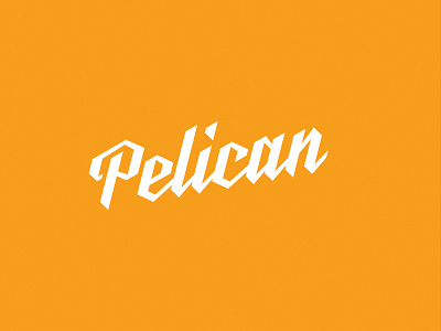 Pelican Gin alchohol branding design drinks gin identity lettering logo logodesign los angeles luxury luxury branding type