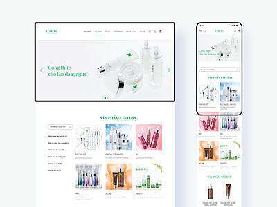 C'BON - Responsive website (redesign) cosmetics nguyen trang redesign responsive responsive website