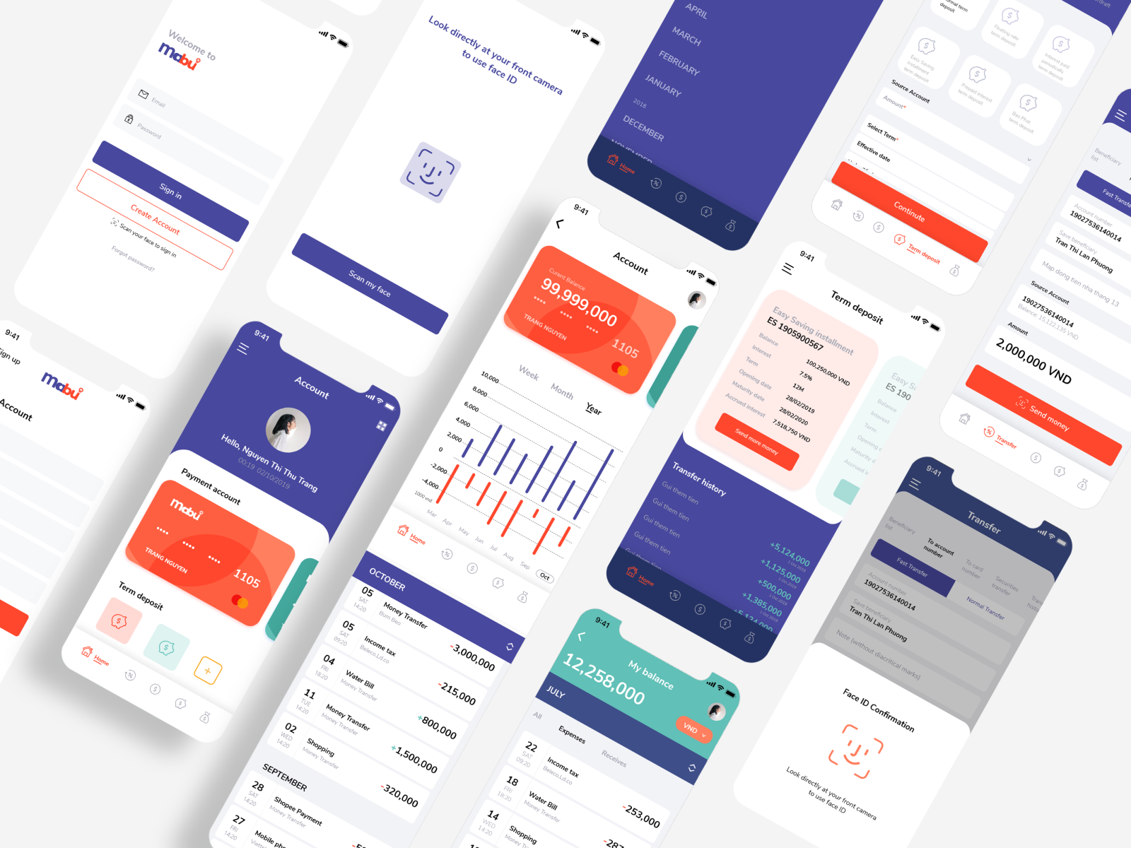 Mabu mobile banking by Trang Nguyen on Dribbble