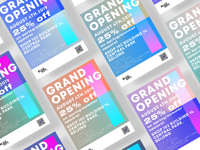 Posters for an opening event design event branding opening day poster poster design