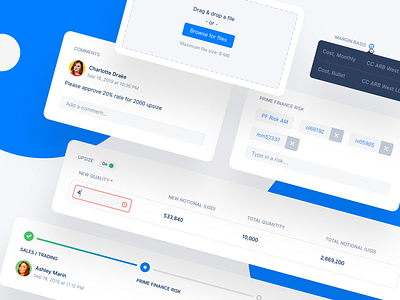 UI for Finance Web App