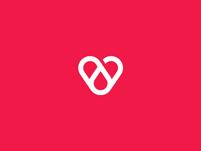 Heart Drop Logo By Taras Boychik On Dribbble