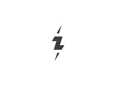 Zipper Logo bolt clean energy letter light lightning logo mark power super z zipper