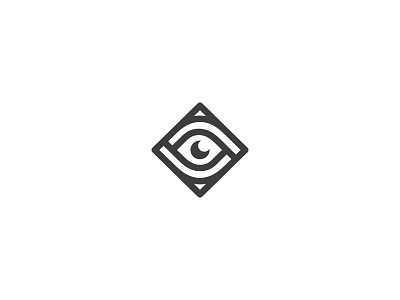 Media Eye Logo arrow clean design eye geometry logo mark media minimal sign vision web