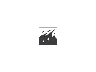 Black Mountain Logo black business extreme logo logotype mountain rock square stone travel trip vacation