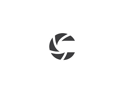 Camera Logo • Letter C c camera creative design diaphragm focus letter logo photo photographer studio video