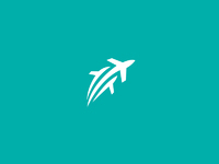 Plane Logo by Taras Boychik on Dribbble