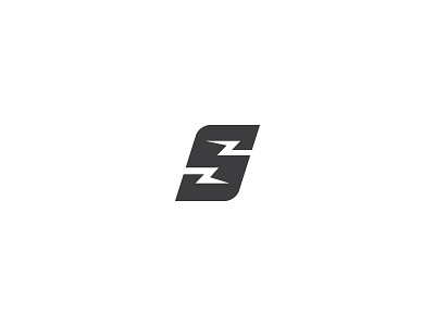 Letter S bolt energy letter light lightning logo power s storm strong tech thunder