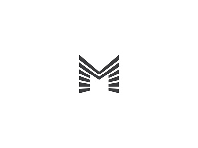 Letter M design graphic inspiration letter line logo m mark minimal sign type typo