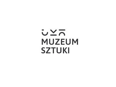 Art Museum Logo • Graduate Work art clean corporate emotions identity line logo logotype minimal museum smile typo