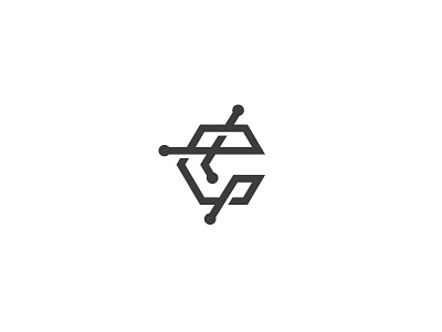 Letter C • Connect c connect letter line logo logotype mark minimal sign tech web world