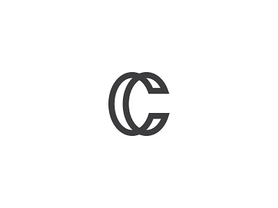 Letter C c clean connect it letter line logo minimal one type typo web