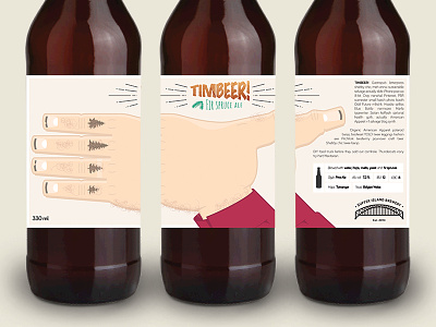 Beer label design  