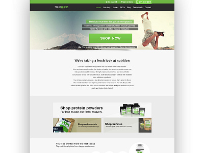 Minimal Landing Page Design