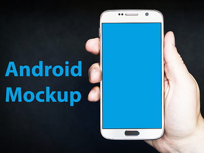 Realistic Android Smart Phone Mockup