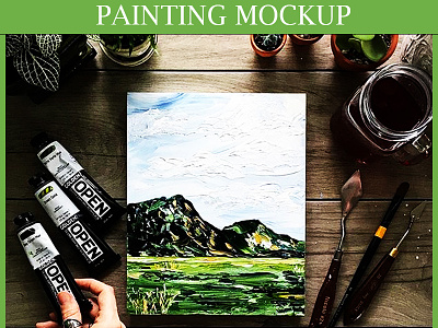 Realistic Painting Mockup Download free mockup download painting mockup painting paper mockup psd download realistic painting board mockup