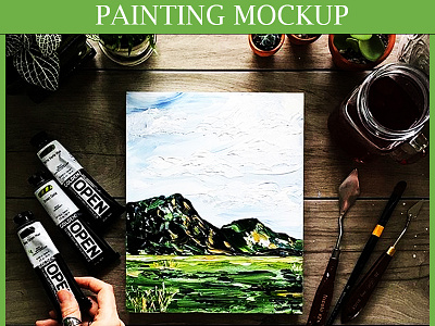 Realistic Painting Mockup Download