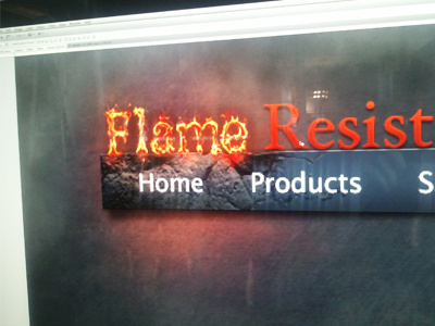 Flame Page Header