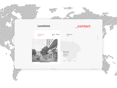 Contact us section contact page design landing page ui web