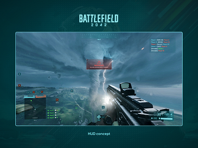 HUD redesign concept [Battlefield 2042] battlefield concept game hud ui videogame