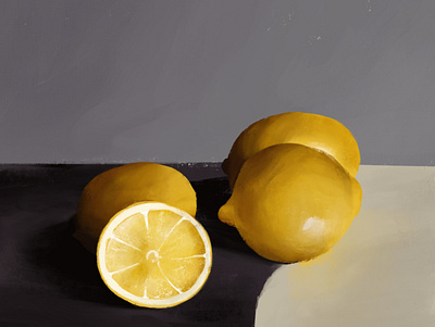 Lemons design illustration procreate sketch sketchbook