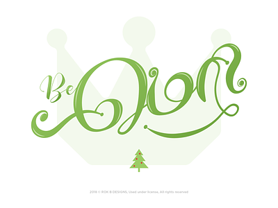 Be Merry - Tamil Calligraphy Typography - ROK B DESIGNS ®
