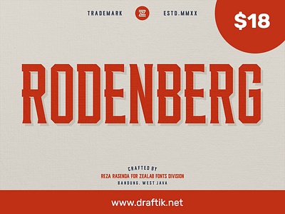 Rodenberg - Display Font