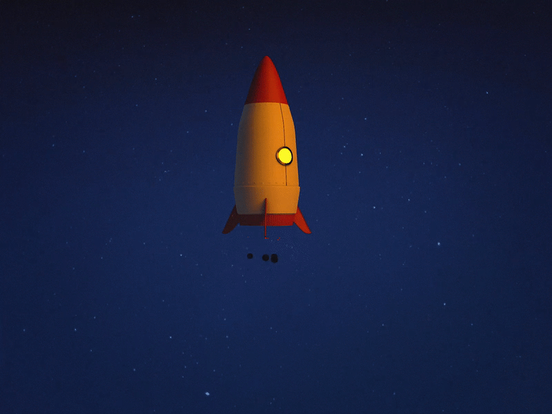 Escape from Covid-19 3d 3d art 3d artist animated gif cinema4d design gif graphic illustration rocket space