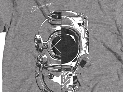 Discovery design print tshirt