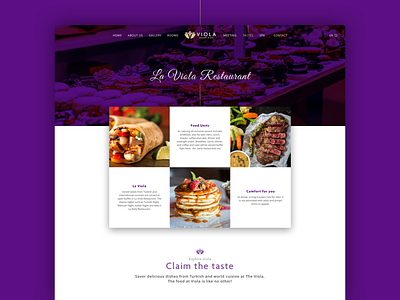 Hotel Website, Viola