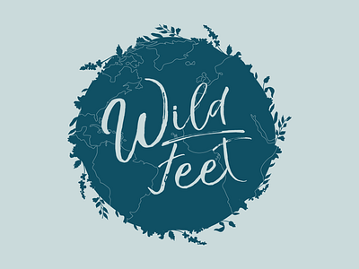 Wild Feet Logo adobe illustrator adobe illustrator cc brand and identity branding design documentary makers film makers graphic design graphic design icon illustration lettering logo logomark logotype nature typography vector wordmark logo