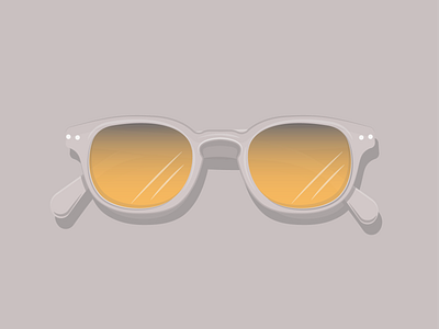 Silver Sunglasses adobe illustrator adobe illustrator cc design glasses graphic design illustration orange shades silver summer sun sunglasses vector