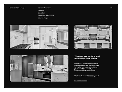 LK KITCHEN'S WEBSITE branding interior interior design kitchen minimal ui website