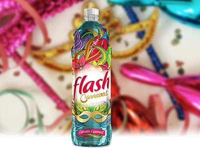 Flash Carnaval brazil carnaval cleaner mexico packaging special edition
