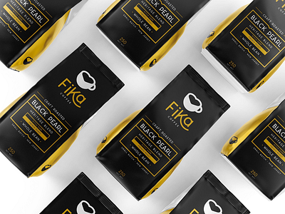 Fika Coffee Bag branding coffee design graphic design logo product design