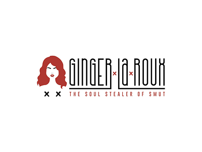 Ginger La Roux - Branding art branding graphic design logo portrait typography vector