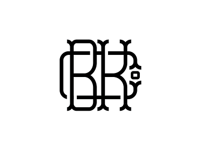 BK Co Monogram branding logo monogram typography